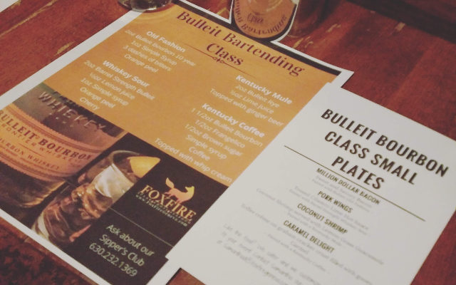 Learin’ Bourbon at Foxfire Geneva’s Bourbon Cocktail Class
