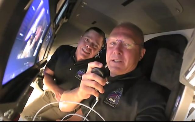 Bob and Doug Give Us a Tour of the Dragon Space Capsule