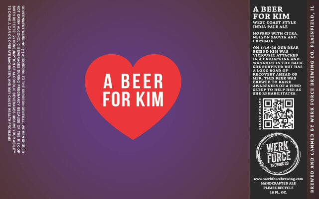 Plainfield Brewery Releases “A Beer for Kim” To Help Local Woman Who Was Carjacked, Shot in Aurora