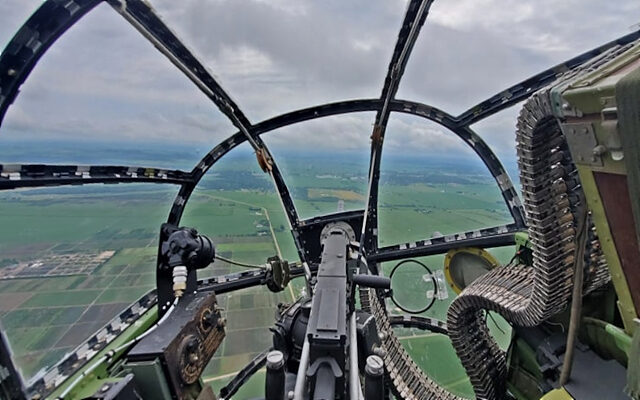 VIDEO: What It’s Like Flying in the Nose of a B-25 Bomber