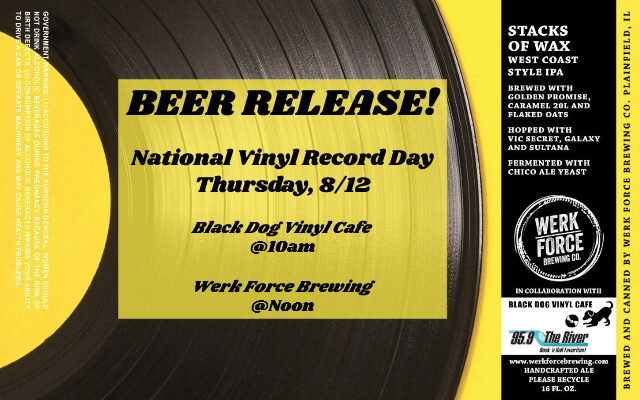 Celebrate Your “Stacks of Wax” with an Exclusive National Vinyl Record Day Collaboration Beer!