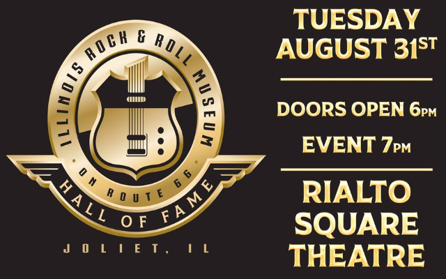 Illinois Rock n Roll Museum’s Hall of Fame Inductions, Tonight.