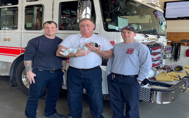 Family Visits Plainfield Fire Fighters Who Helped Deliver Baby in Last Week’s Snowstorm