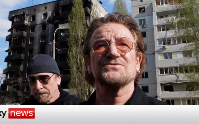 VIDEO: Bono & The Edge Perform Acoustic Set In Kyiv Bomb Shelter
