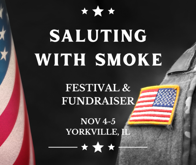 <h1 class="tribe-events-single-event-title">Saluting With Smoke BBQ festival & Fundraiser</h1>