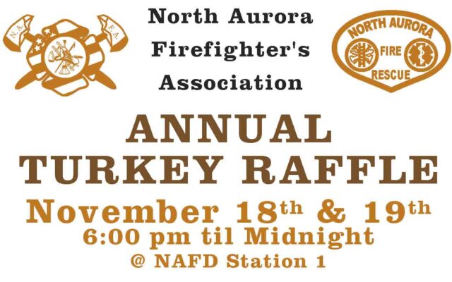 North Aurora Firefighters Association Annual Turkey Raffle