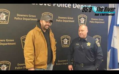 Nick Surprises Downers Grove Police Chief With Thank You Gift