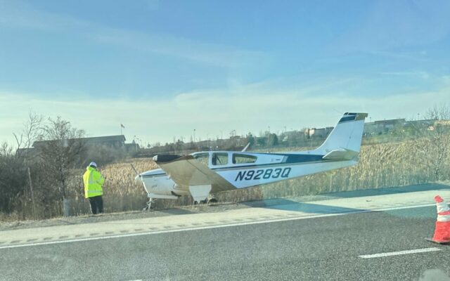 PHOTOS: No Injuries Reported After Airplane Lands on I-355 in Bolingbrook!