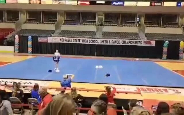 HAPPY HOUR: A Nebraska Cheerleader Performs at State Competition Alone After Her Entire Team Quit