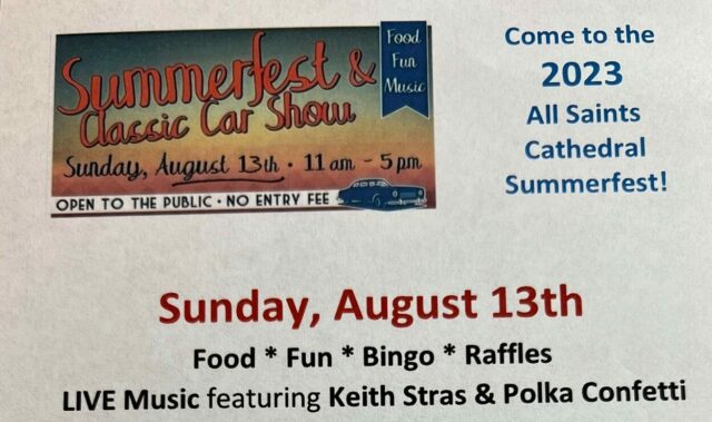 <h1 class="tribe-events-single-event-title">All Saints Cathedral Summerfest</h1>