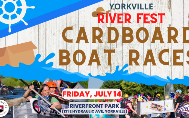 Cardboard Boat Races at Yorkville River Fest 2023