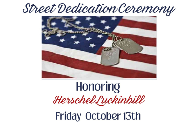 <h1 class="tribe-events-single-event-title">Street Dedication Ceremony Herschel Luckinbill</h1>