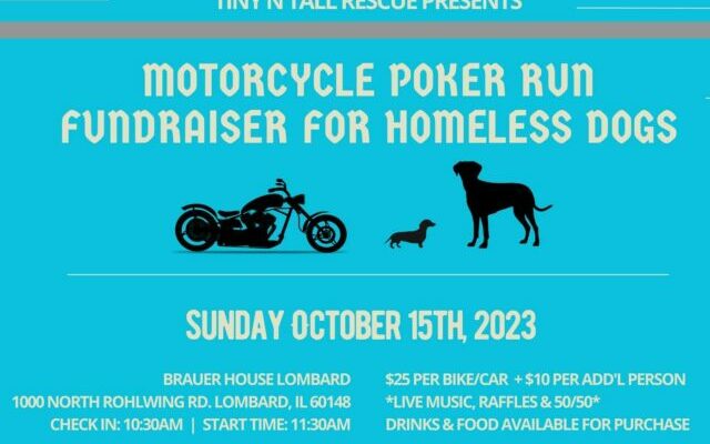 Motorcycle Piker Run Fundraiser for Homeless Dogs