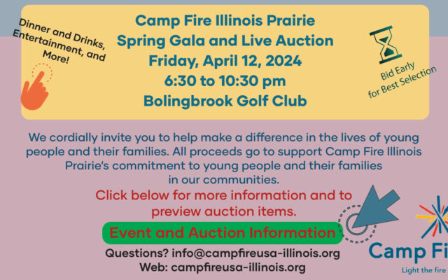 Camp Fire Illinois Prairie Spring Gala and Live Auction