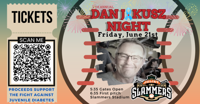 <h1 class="tribe-events-single-event-title">Dan Jakusz Night with the Joliet Slammers – A JDRF Fundraiser</h1>